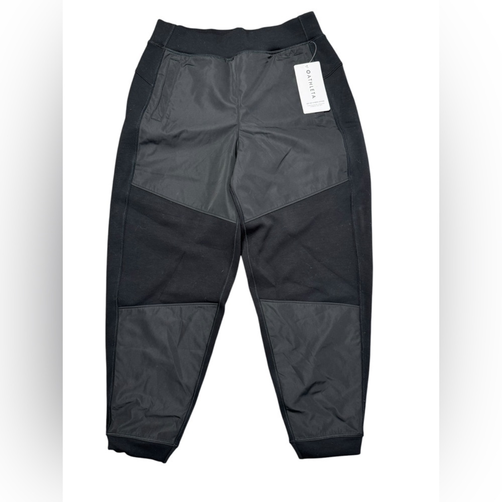 NEW Athleta Get Set Hybrid Joggers Size Medium Black Casual Athleisure - Picture 4 of 9